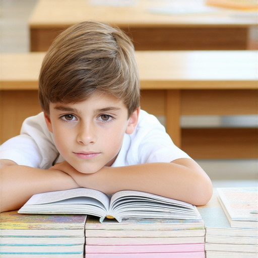 學生在教室中專注學習數量和準確的英文詞彙，提升語言能力的過程中，桌面上擺放著詞彙卡片和書籍，顯示學習工具的多樣性和有效性。