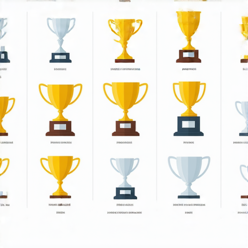 獎盃的英文表達及其提供方法解析圖片，展示不同獎盃的樣式及其對應的英語術語，旨在幫助讀者理解獎盃的多樣性與用法。