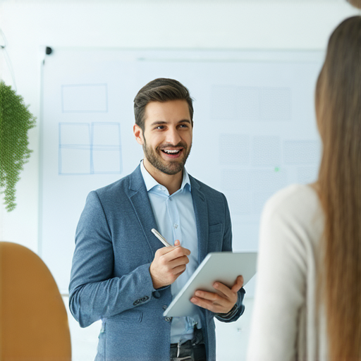 外籍老師一對一商業英語教學，提升流利職場溝通能力，學生參與課堂學習，專注於職場英語技巧，開啟個人職業發展之路。