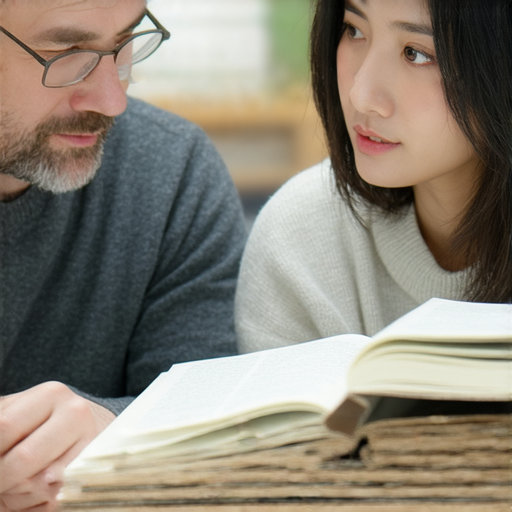 提升英語能力的圖片，顯示外籍老師與學生進行一對一學習，學生專注於課程，書籍和筆記本周圍，立即展開學習之旅的氛圍，適合想要增強英語溝通技巧的人士。