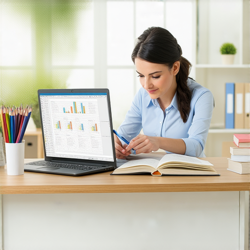 專業外籍英語老師一對一教學場景，教師與學生互動，桌上有英語學習資料，展現流利英語學習的氛圍，讓您立即體驗流利英語之旅。