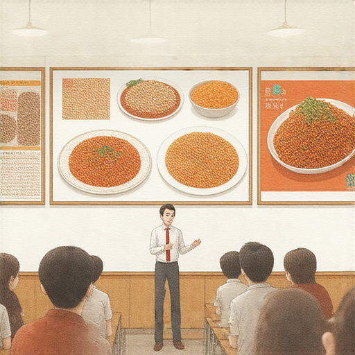 探索四川的美味與文化，學習正確英文，外籍老師一對一教學的課堂場景，學生們專心聆聽，展示文化美食與語言學習的結合，提升英文能力，開啟精彩的四川文化體驗。