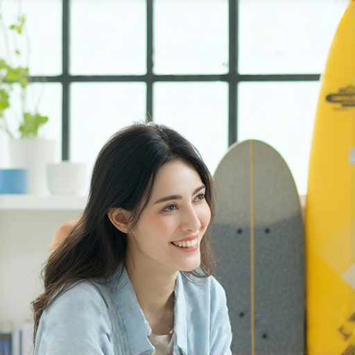 外籍老師一對一英語課程，學生學習滑浪、滑板等運動詞彙，專注提升流利英文能力，圖片展現學生輕鬆與老師互動的情境。