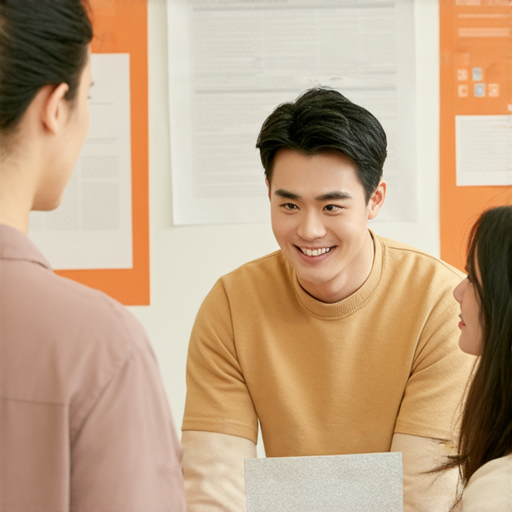 提升服務英語能力的外籍老師一對一教學，幫助餐飲業學員脫穎而出，圖片展示專注學習的學生與外籍教師互動的場景。