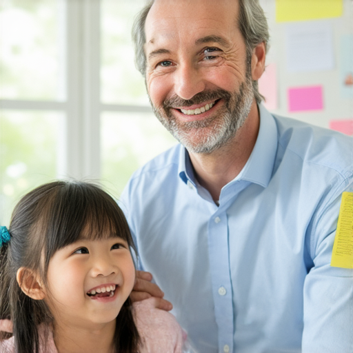 外籍老師一對一教學場景，學生與老師互動交流，愉快學習國營英文，彰顯學習過程，促進語言掌握，立即體驗輕鬆學習英文的樂趣。