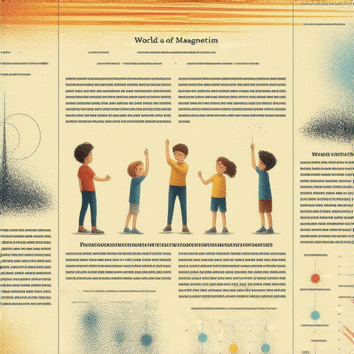 探索磁力世界的教材圖片，展現磁場與磁石的奧秘，由一對一外籍老師提供專業英文教學，助學生深入理解磁力現象，激發學習興趣與科學探索。