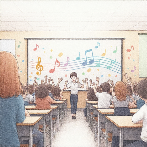 探索抖音最火英文歌曲的圖片，展現年輕人享受音樂的情景，搭配外籍老師一對一學習，提升英文水平，讓音樂與語言學習結合，成就更出色的自己