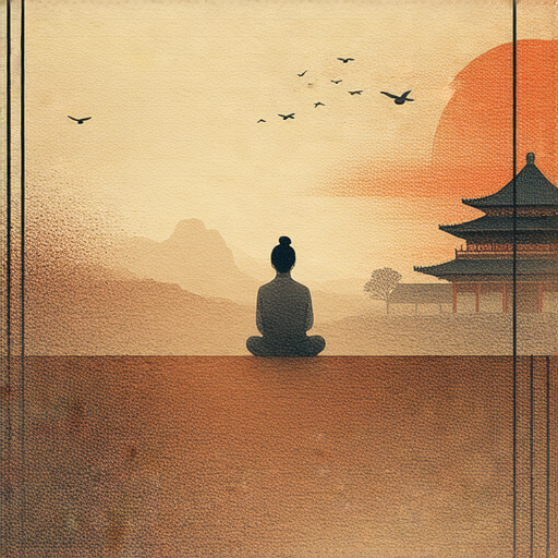 一位外籍英文老師與學生進行一對一對話，背景展示東方文化元素，突顯學習英語的魅力，促進學生探索新世界及不同文化的機會。