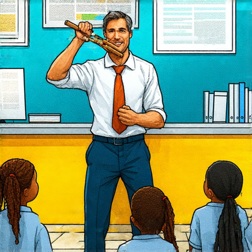 外籍老師與學生互動學習，專注於刑事英語，手持划船工具，背景為學習環境，展現不只是划船的學習方式，立即開始探索全新學習體驗。