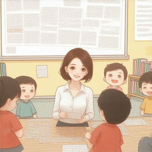 外籍老師帶領學生探索福岡與福利的文化，學習英文中的福的概念，喜悅的學習環境，展示多元文化及國際交流的活動場景。