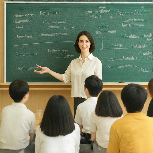 外籍老師教授居家護理與居酒屋相關的英文技巧，幫助學員提升流利溝通能力，圖片展示學習環境及互動情景。