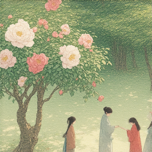 探索山茶花與山藥的英文秘密，畫面展示山茶花盛開與山藥的生長，吸引外籍英文老師吸收知識，打破語言界限，立即報名一對一課程！