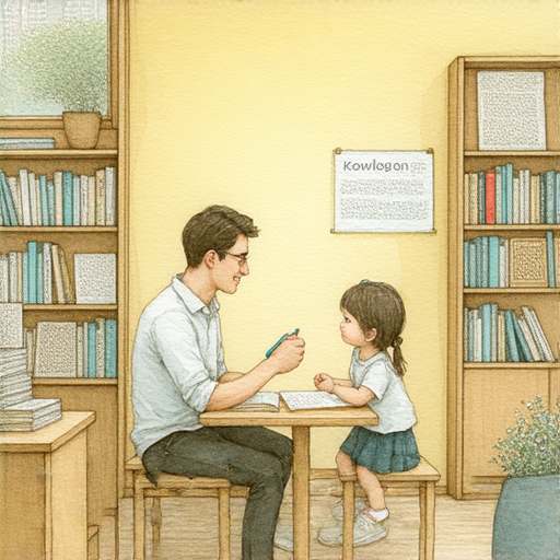 從九龍到書店的英語學習場景，外籍老師與學生一對一互動，營造輕鬆氛圍，探索英語學習的無限可能，報名參加課程，提升英語能力。