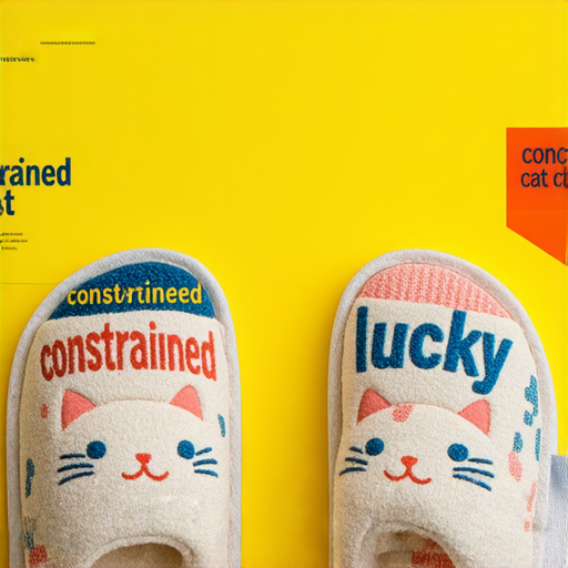 拖鞋、拘謹和招財貓的插圖，展示這些獨特的英文單詞及其文化意義，吸引外籍老師的學習興趣，讓人探索未知的英文詞彙世界。