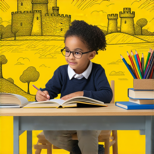 想提升英文水平嗎？圖片展示外籍老師與學生進行一對一教學，背景有堆填區和堡壘的元素，充滿學習氛圍，傳遞英語學習的樂趣和重要性。