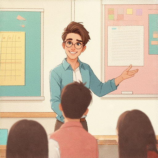 跨越語言障礙的外籍英文老師一對一教學場景，學生專心聆聽，老師以輕鬆互動方式進行教學，彰顯外語學習的趣味與成效，提升英文能力的精彩瞬間。