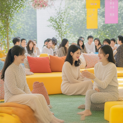 探索完美場地佈置的活動現場，參加者享受熱鬧氛圍，專注於一對一學習英語的過程，讓活動充滿互動與樂趣。