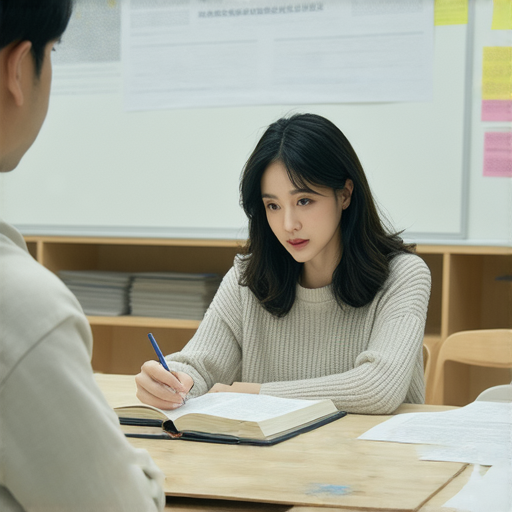 揭開劉英文的神秘面紗，探索劍橋字典的奧秘，展示一對一外籍英語教學的場景，老師與學生互動，展現專業學習氛圍。