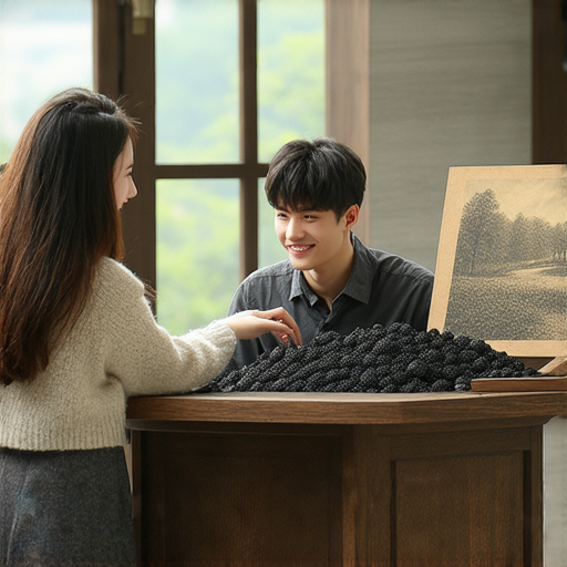 外籍英文老師一對一教學，帶你探索英語世界，圖片展示老師和學生互動，背景有煤炭和照片元素，象徵知識的傳遞和文化的交融，歡迎體驗！