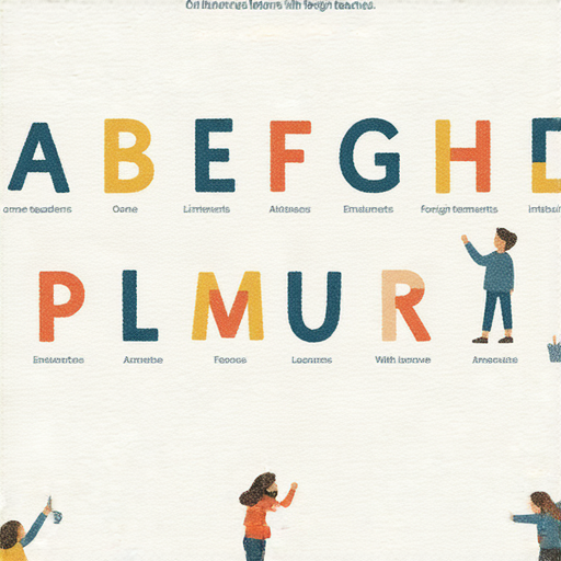 解碼英文字母的圖片，展示二十六個字母的獨特魅力與學習過程，鼓勵學生立即報名一對一外籍教師教學，探索英文的無限可能。