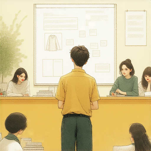 解密空間規劃與穿搭技巧的外籍英文老師，與學生進行一對一教學活動，展示生活智慧，增進個人風格與空間利用，提升學習效果。