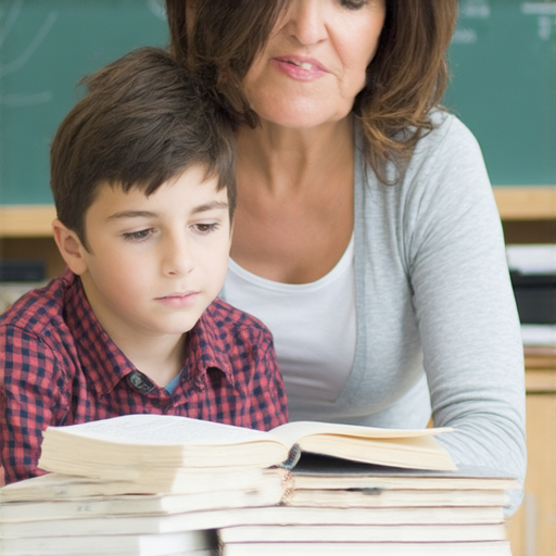 外籍英文老師一對一教學，學生專注努力學習，背景為教室環境，展現學習氛圍，提升英語能力，成為更好的自己的信心與動力。