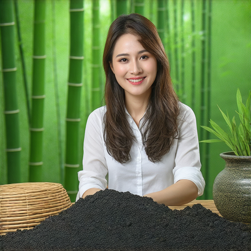 探索竹的魅力，展示竹炭粉和竹簾的英語表達，活動中有外籍老師進行一對一教學，讓學習變得生動有趣，增進對竹產品的了解。