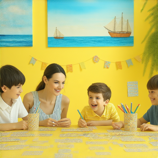 探索夏日奇趣與文化的英語學習活動，外籍英文老師指導學員互動，學生享受有趣的課程內容，提升英語能力，讓學習過程充滿樂趣。