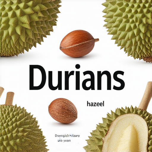 榴槤、榛子和榜樣的英文全解析圖片，展示了各種水果與 nuts 的英文名稱，並吸引學員註冊外籍老師一對一課程，提升英語水平，學習趣味英文詞彙。