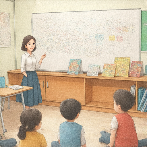 外籍老師與學生一起探索英文世界的互動場景，學生專注參與課堂，提升語言學習的樂趣，立即參加共同探討學習之旅，體驗多元文化的交流。