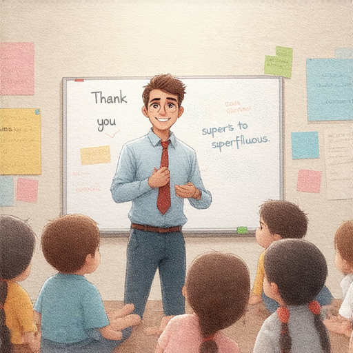 探索多元英語的學習場景，外籍老師與學生互動，傳授「多謝」與「多餘」的使用魅力，開啟英文旅程的靈感瞬間，展現語言學習的樂趣和多樣性。