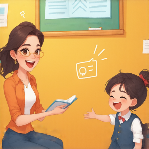 探索幽默感的奧秘，外籍英文教師一對一學習，提升英文技能，圖片呈現教師與學生互動，歡樂的學習環境，彰顯輕鬆愉快的學習氛圍。