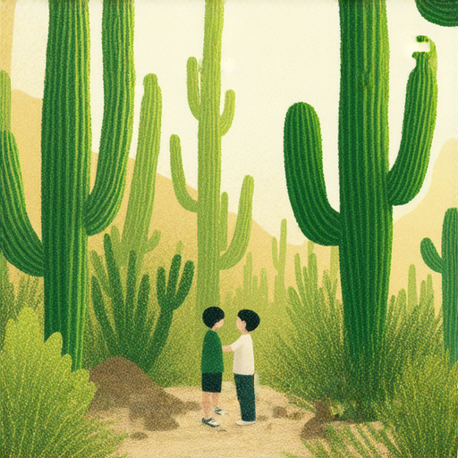 探索仙人掌的獨特魅力，展示仙人掌生長環境與特徵，學生在學習英語的過程中一對一互動，提升語言能力，開啟全新英語之旅。