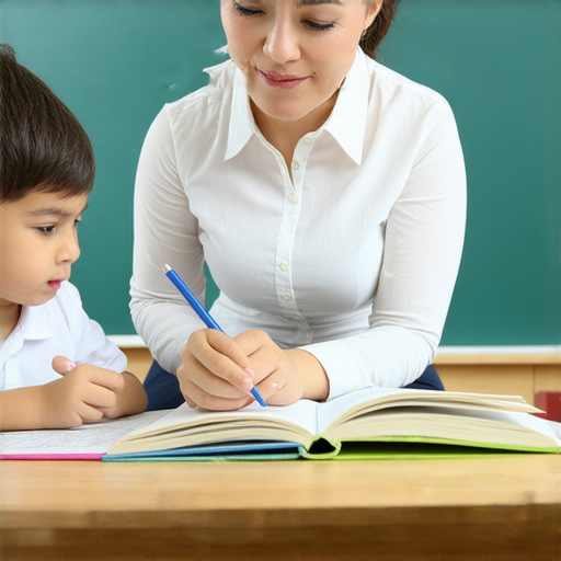 外籍老師一對一教學英語，大廳秘訣與大悲咒智慧結合，學生專注學習，體驗互動英文課程，提升語言能力與信心。