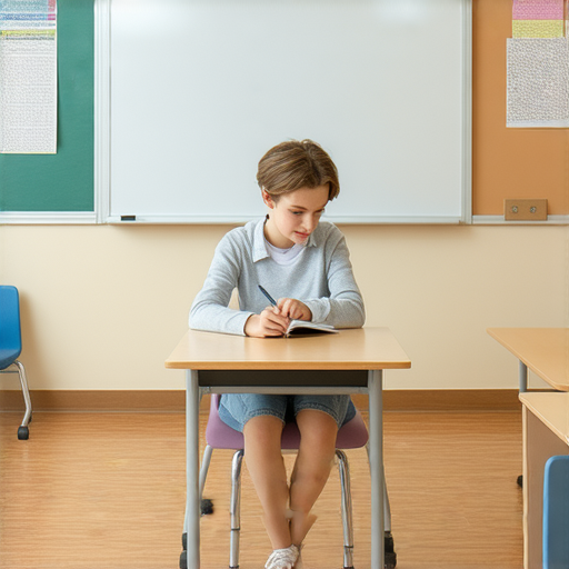 一位外籍英文老師與學生進行一對一交流，場景展現探索協同效應與協調能力，學生專注學習，提升英語交流技能，背景為舒適的教學環境。