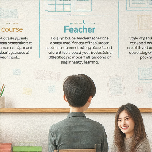 外籍老師一對一教學，幫助學員流利說英文，圖片展示廣告與廣場的差異，強調學習的便利性和效果，鼓勵立即預約課程，提升英語口語能力。