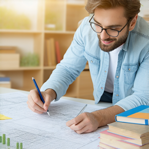 外籍老師一對一教學在建築領域提高英文技能，激發學生潛力，探索無限可能，開啟學習之旅，展示學習場景和互動氛圍。