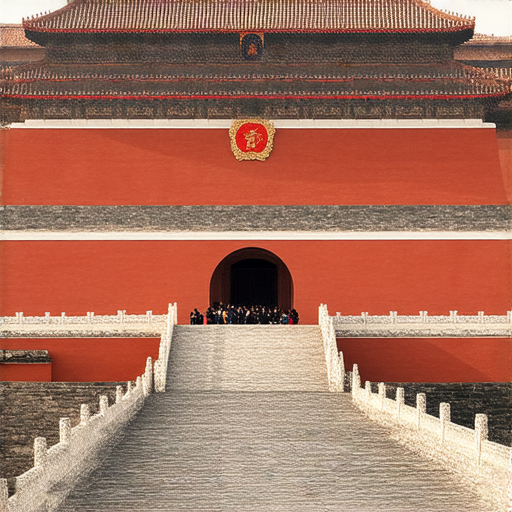 外籍英文老師帶領學生探索天子與天安門的秘密，體驗一對一英語課程，增進中英文交流，了解歷史與文化，激發學習興趣的場景。