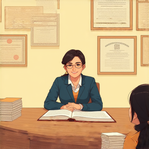 一位外籍老師與學生進行一對一英語教學的場景，學生專注聆聽，桌上有學習資料，背景展示英語段位成就，讓學習者快速進步。