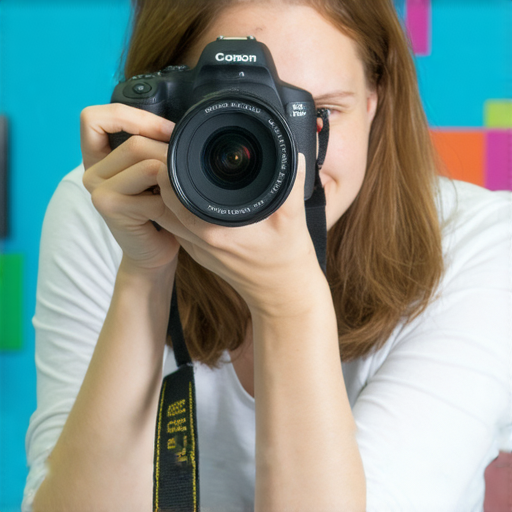 探索攝影藝術的圖片，展現攝影器材與一對一英文教學場景，外籍老師與學生互動，激發創意與技術，助你成為專業攝影師，立即查詢與學習的機會。