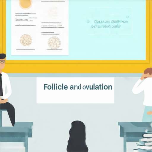 揭秘卵泡與卵生的課程圖片，展示學習過程中教師與學生進行一對一互動，幫助快速掌握卵泡與卵生知識，提高學習效率。