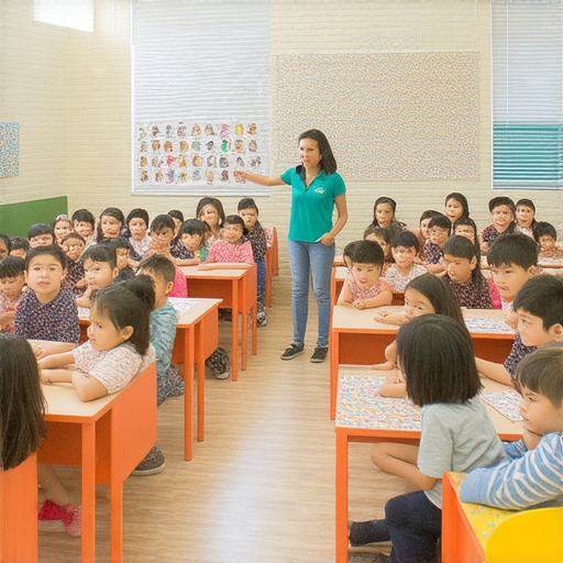 探索12至13的英文奇妙世界，外籍老師教學提升英語能力的場景，學生積極參與互動，課堂環境生動有趣，彰顯學習的樂趣與成效。