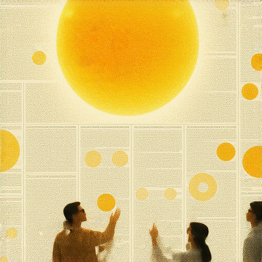 探索太陽的奧秘，外籍老師帶領學生深入學習英文，主題涵蓋太陽的科學知識與文化神話，搭配學習用眼鏡以及教學道具的互動場景，激發對太陽的好奇心與學習動力。