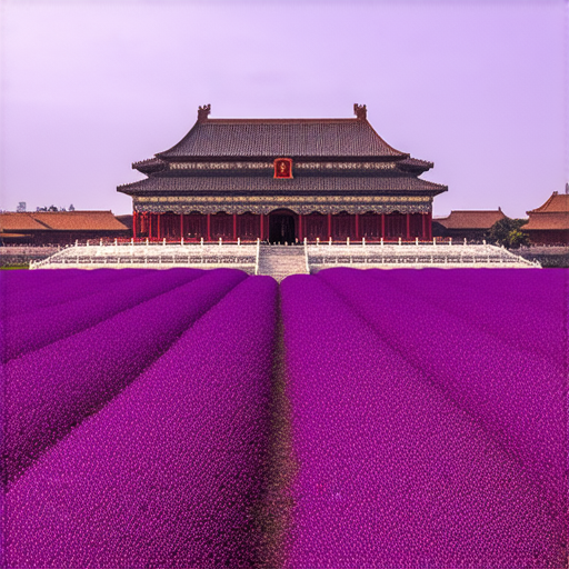 探索紫色主題的圖片，展示紫米、紫禁城的美麗景觀，以及外籍老師一對一教學的情景，啟動學習旅程，提升英語能力，感受紫色世界的魅力。