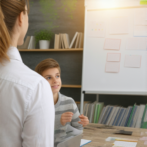 一位外籍老師正在進行一對一的英語教學，幫助學生掌握細微英語技巧，提升學習經驗，展現專注的學習氛圍。