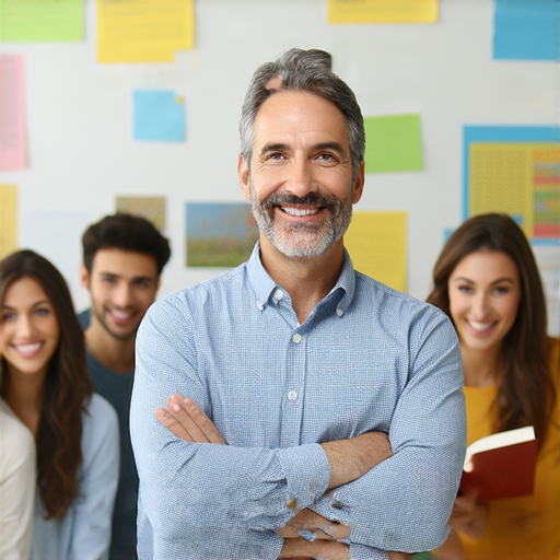 想學英文嗎？一位外籍老師正指導學生探索收穫和收藏等單字的魅力，鼓勵預約一對一課程，激發英文學習熱情。