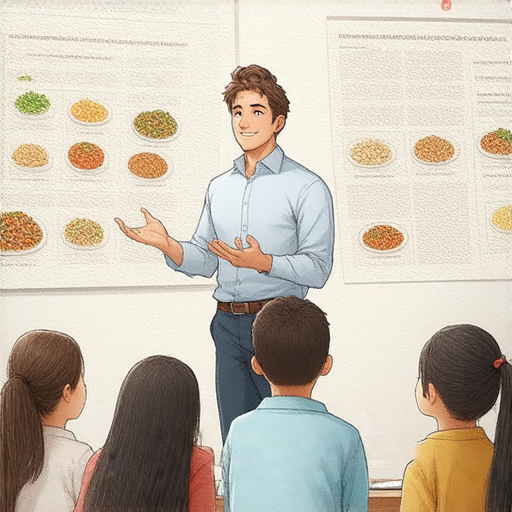 外籍老師引導學生探索民以食為天的深層意義，帶來一對一的英文學習體驗，強調語言與文化的結合，增進學習效果與興趣。