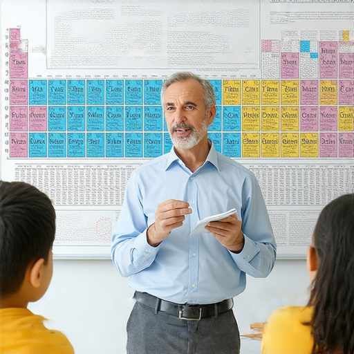 探索氧氣與氫氣的奧秘，外籍英文老師授課場景，學員專注學習，提升專業知識，流利掌握科學原理，報名一對一教學，語言學習與科學探究的結合。