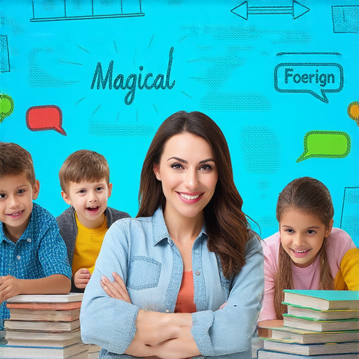 探索外籍英文老師的教學魔力，展現提高英文使用率的方法，圖片中展示學生在課堂上積極參與英語學習，透過互動活動提升語言能力。