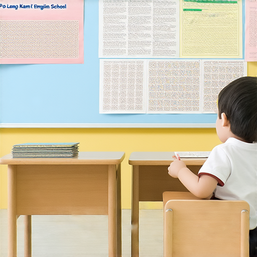 保良局林文灿英文小學一對一外籍老師授課場景，孩子專注學習，提升英文能力，展示學費資訊，打造優質教育環境。